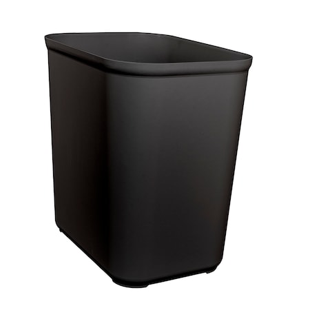Hapco-Elmar R4270BLK-Fire Retardant 28 Qt. UL Approved Wastebasket, Black, PK 6 R4270BLK